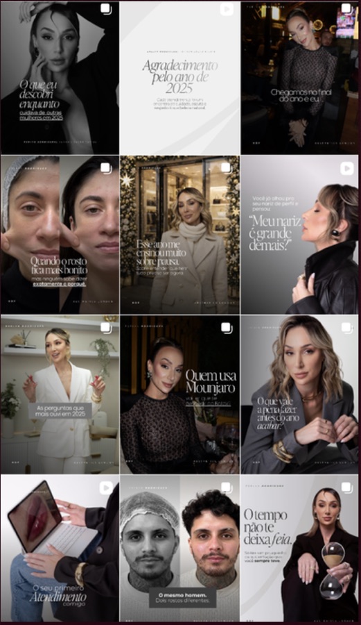 Reposicionamento de Marca Pessoal — feed estratégico